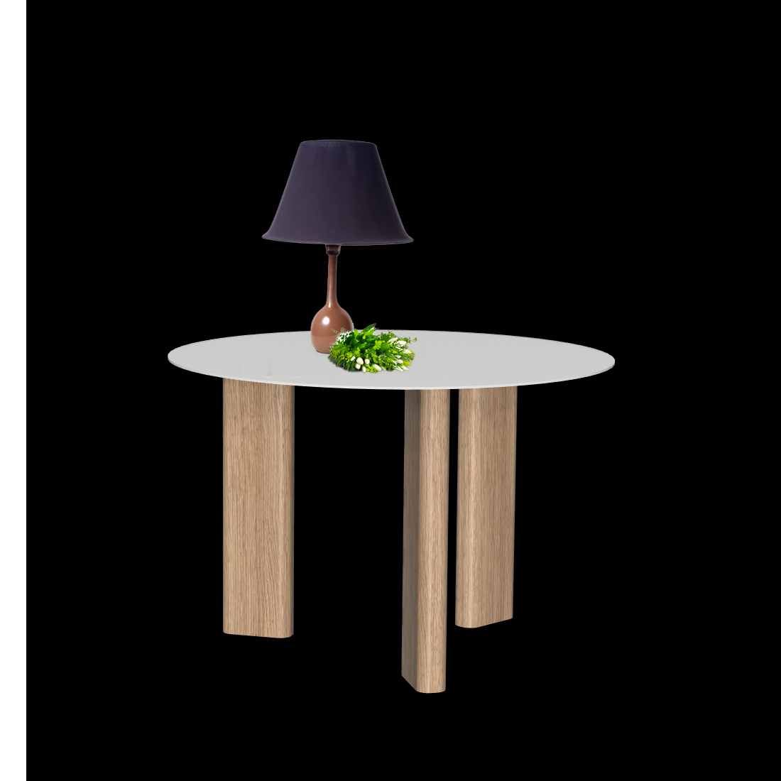 EDAM table ronde 3 pieds