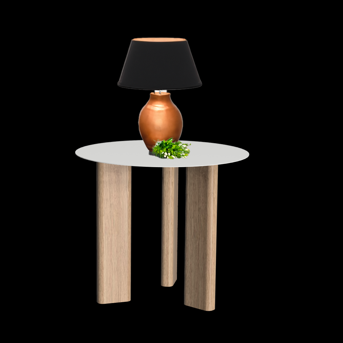 EDAM table ronde 3 pieds