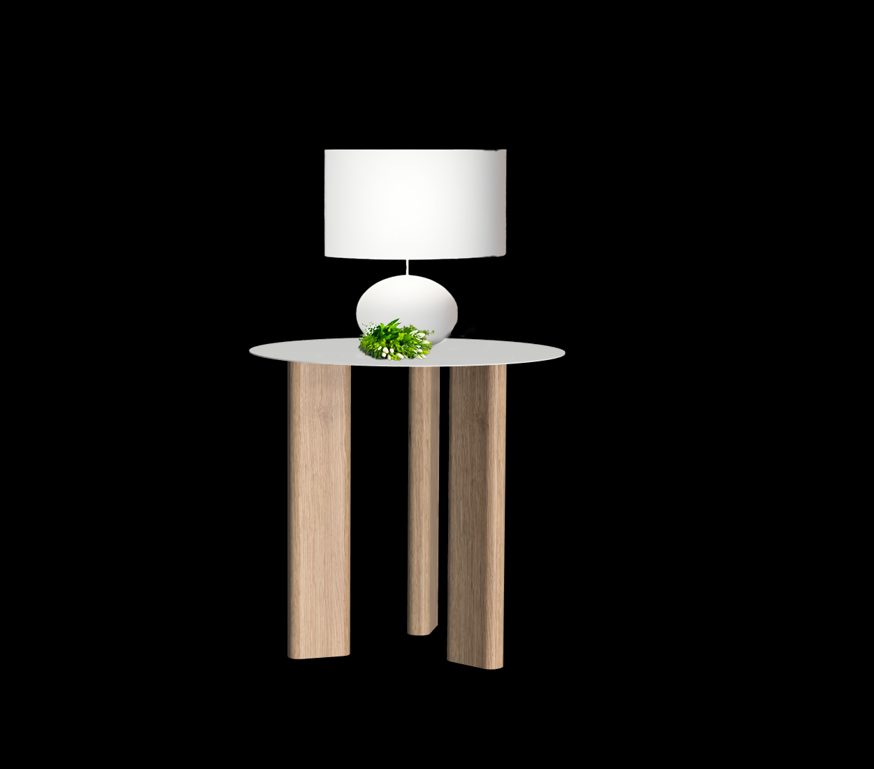 EDAM table ronde 3 pieds