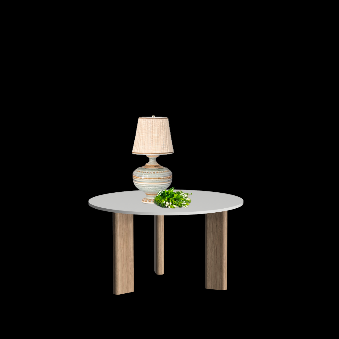 EDAM table ronde 3 pieds