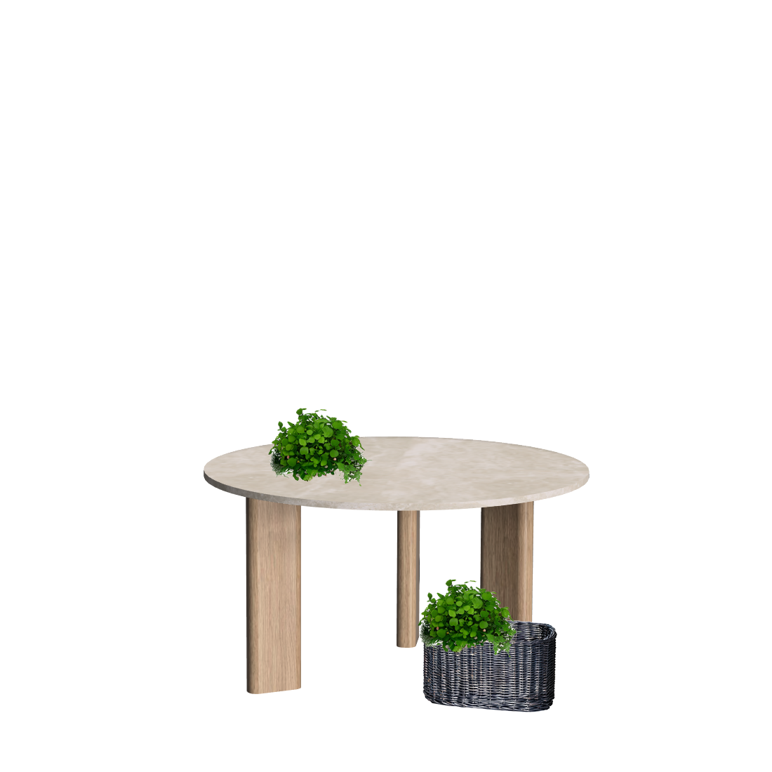 EDAM table ronde 3 pieds