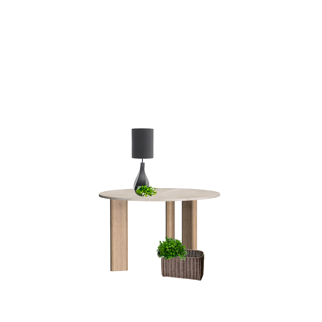 EDAM table ronde 3 pieds