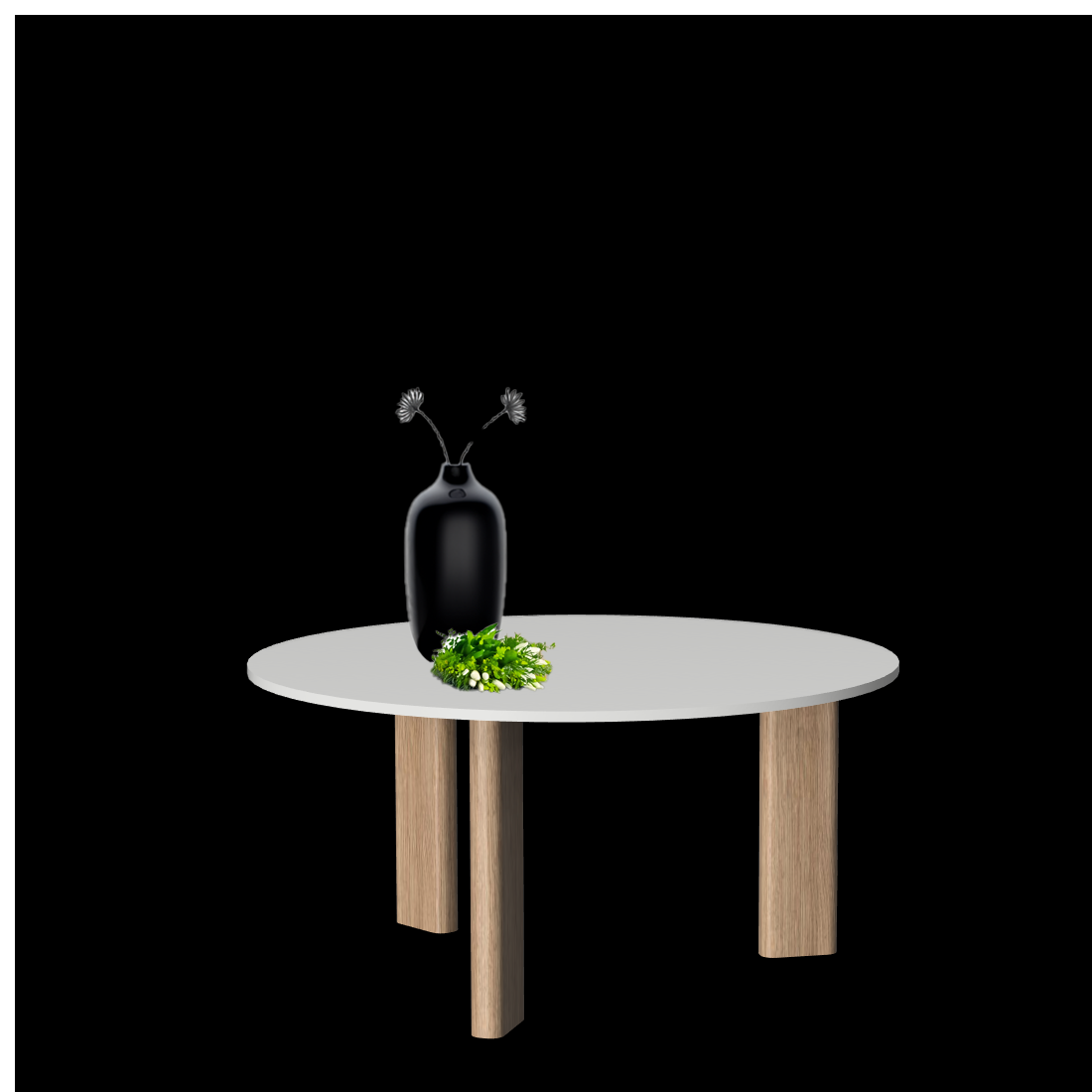 EDAM table ronde 3 pieds