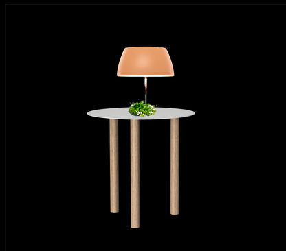 Gouda table ronde avec 3 pieds identiques