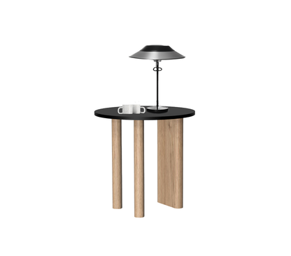 Gouda table ronde avec pieds asymétriques