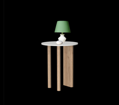 Gouda table ronde avec pieds asymétriques