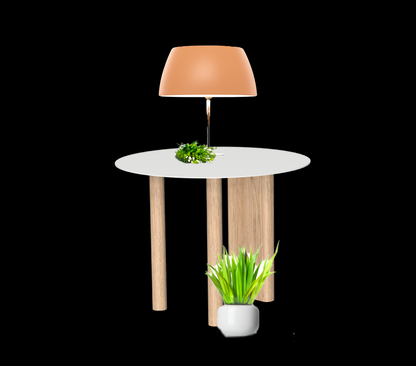 Gouda table ronde avec pieds asymétriques