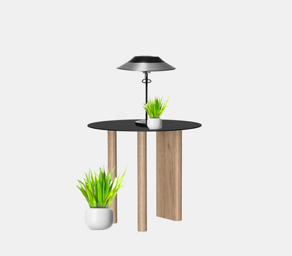 Gouda table ronde avec pieds asymétriques