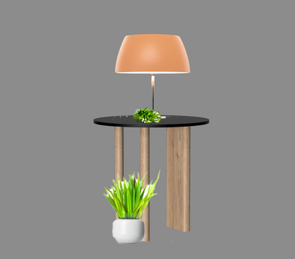 Gouda table ronde avec pieds asymétriques