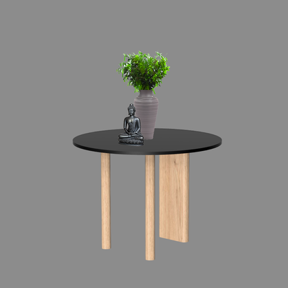 Gouda table ronde avec pieds asymétriques