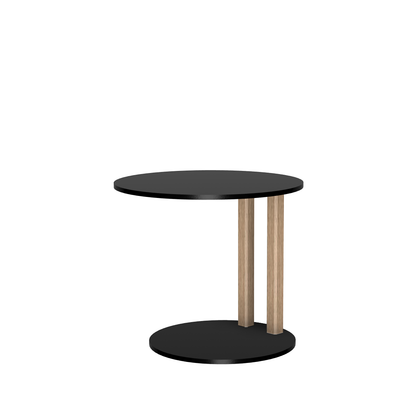 Melrose table ronde avec 2 pieds