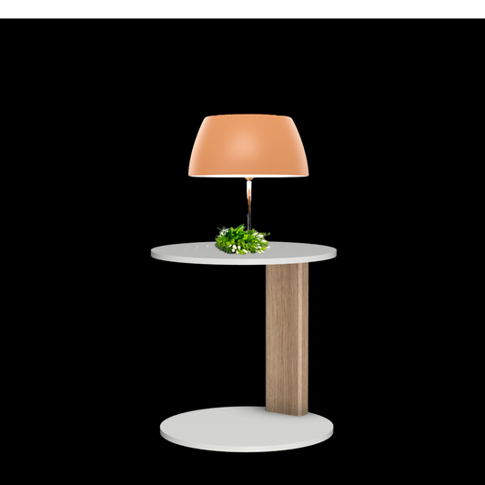 Melrose runder Tisch mit 1 Fuss