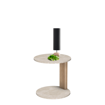 Melrose table ronde avec 1 pied