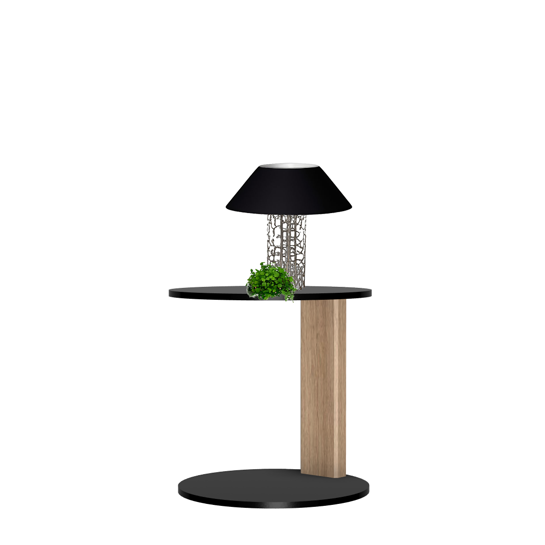 Melrose table ronde avec 1 pied