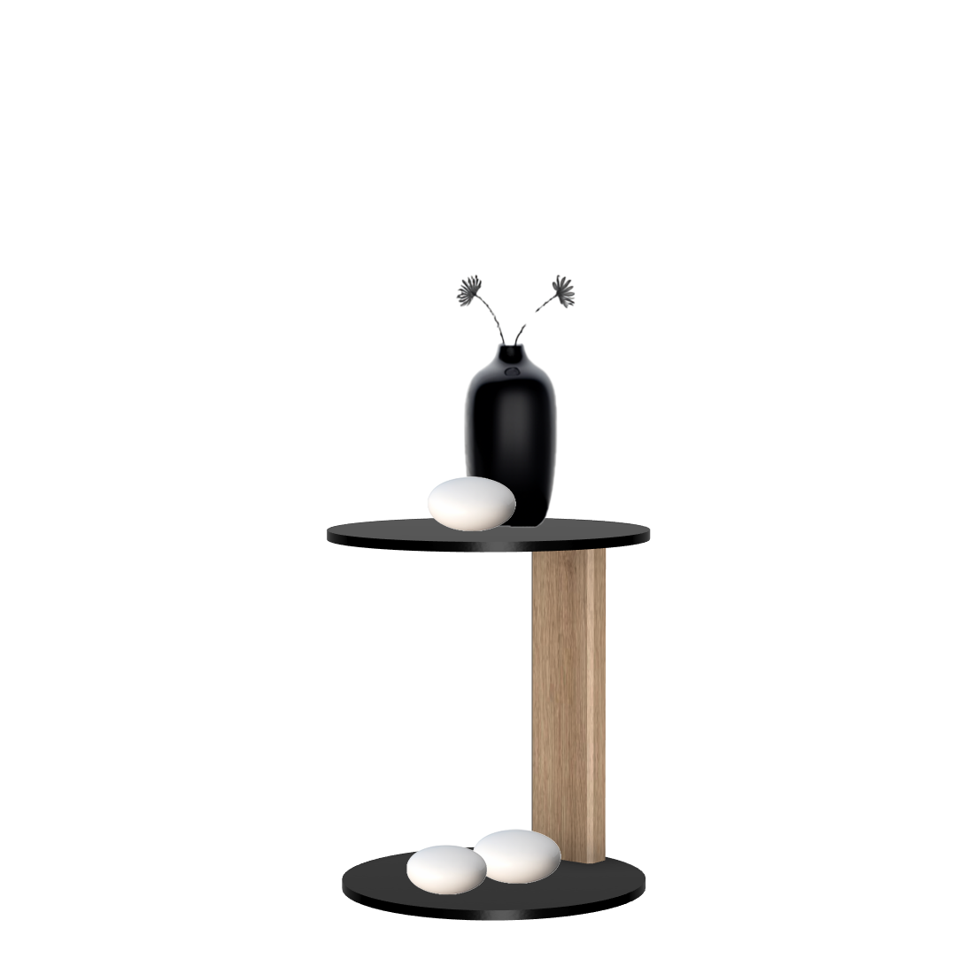 Melrose table ronde avec 1 pied
