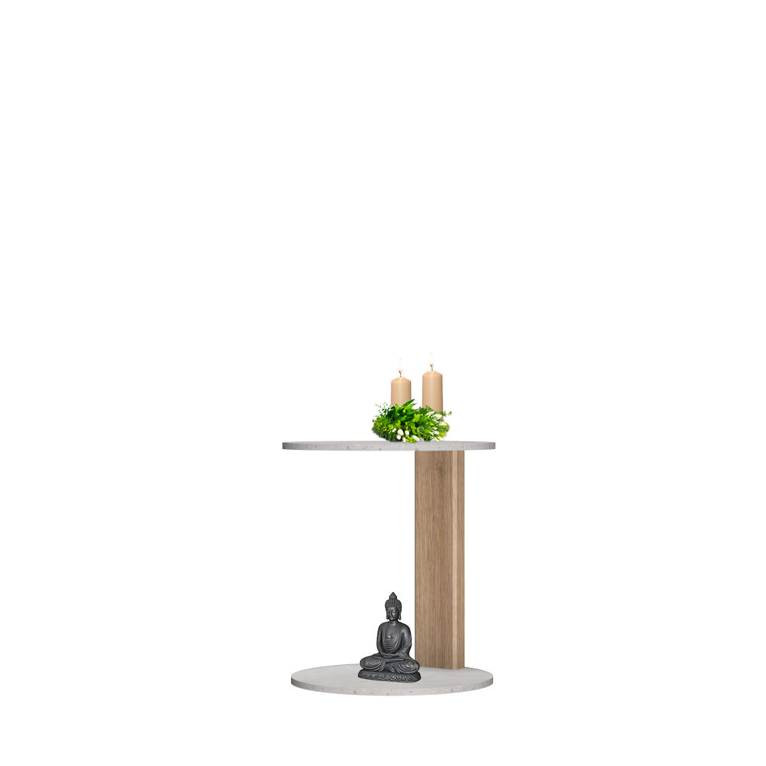 Melrose table ronde avec 1 pied