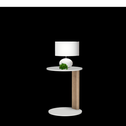 Melrose table ronde avec 1 pied