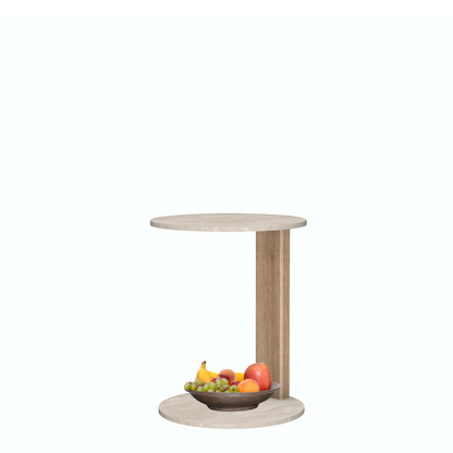 Melrose table ronde avec 1 pied