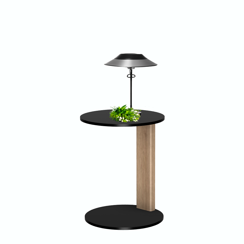 Melrose table ronde avec 1 pied