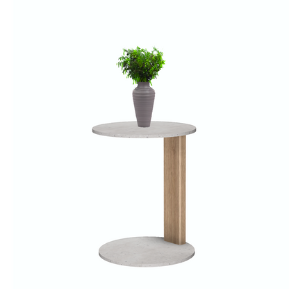 Melrose table ronde avec 1 pied