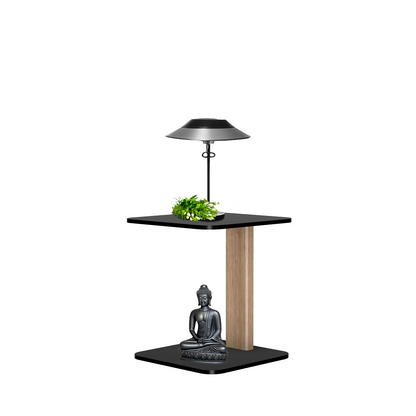 Melrose  table carrée avec 1 pied